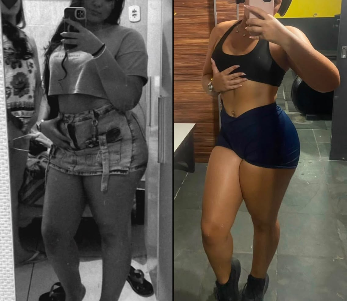 Antes e depois de aluno na consultoria online